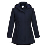 Carla Women's Hooded Softshell Jacket (3L) - Navy