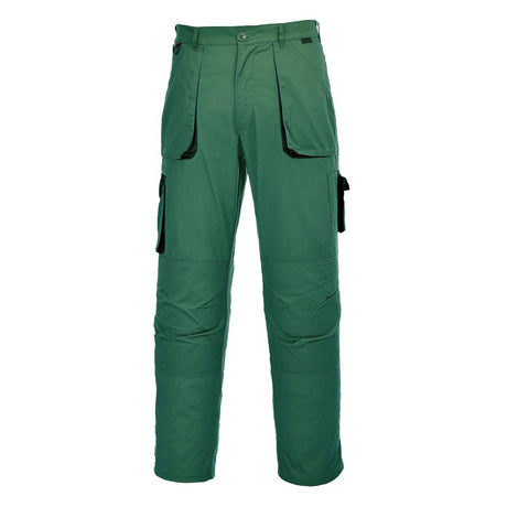 Portwest Texo Contrast Trousers - Bottle Green