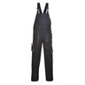 Portwest Texo Contrast Bib and Brace - Black