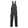 Portwest Texo Contrast Bib and Brace - Black Tall