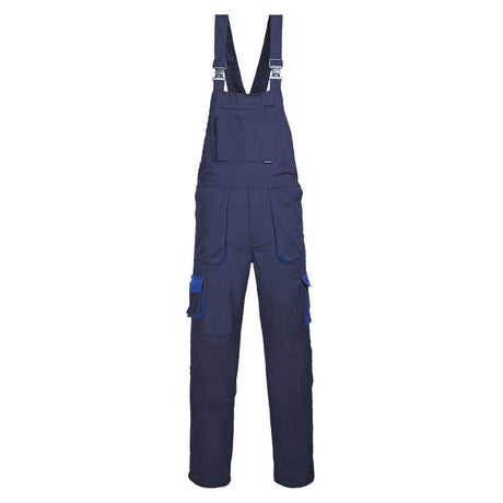 Portwest Texo Contrast Bib and Brace - Navy