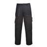 Portwest Texo Contrast Trousers - Lined - Black