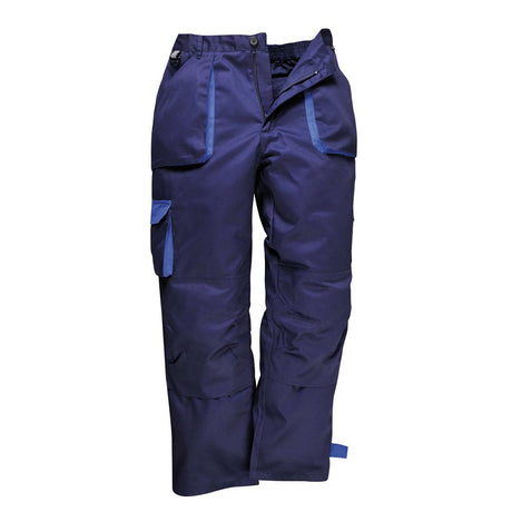 Portwest Texo Contrast Trousers - Lined - Navy