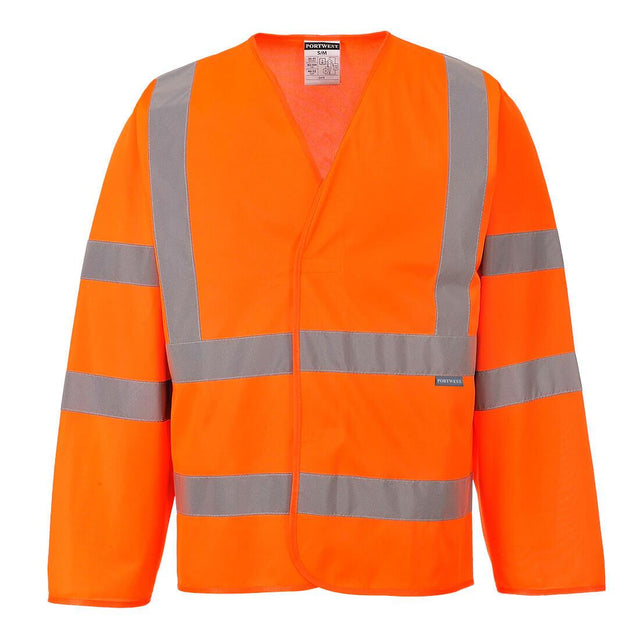 Hi-Vis Band and Brace Jacket L/S - Orange