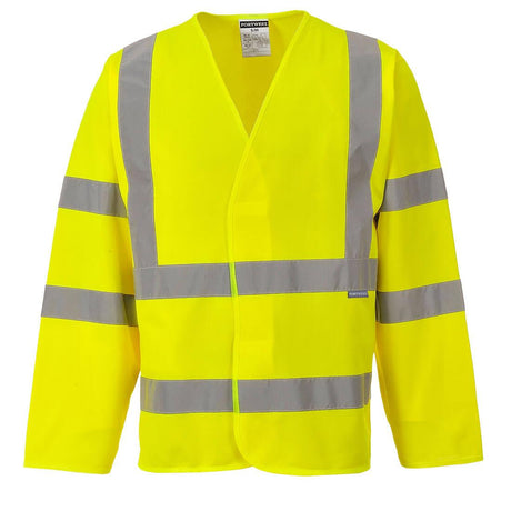 Hi-Vis Band and Brace Jacket L/S - Yellow