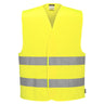 Hi-Vis Two Band Vest - Yellow