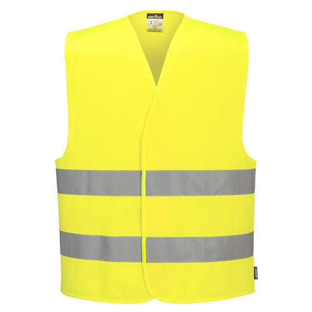 Hi-Vis Two Band Vest - Yellow